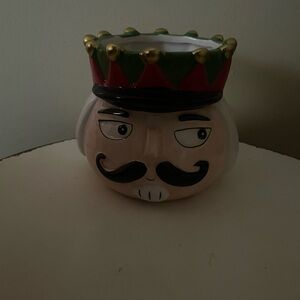 Christmas Nutcracker vase